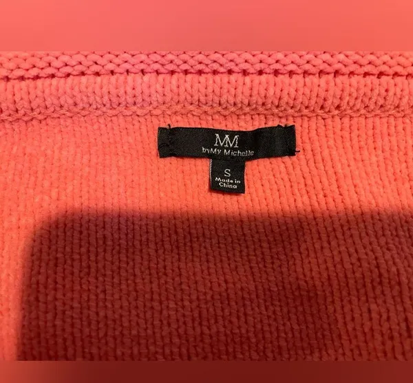 Pink off the shoulder sweater - Image 3