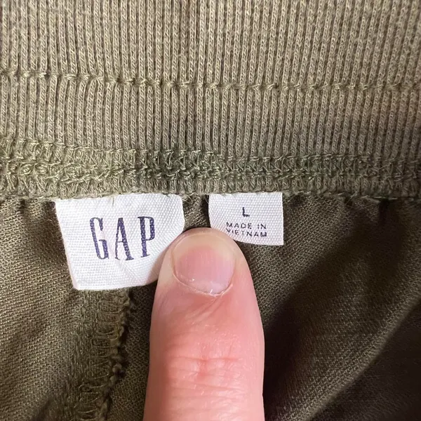 Gap olive green cargo pants - Image 2