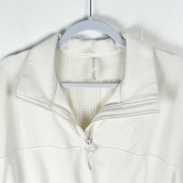OUTDOOR VOICES Long Sleeves Cinched Drawstring Waist Pockets Jacket, Size Large - Image 6