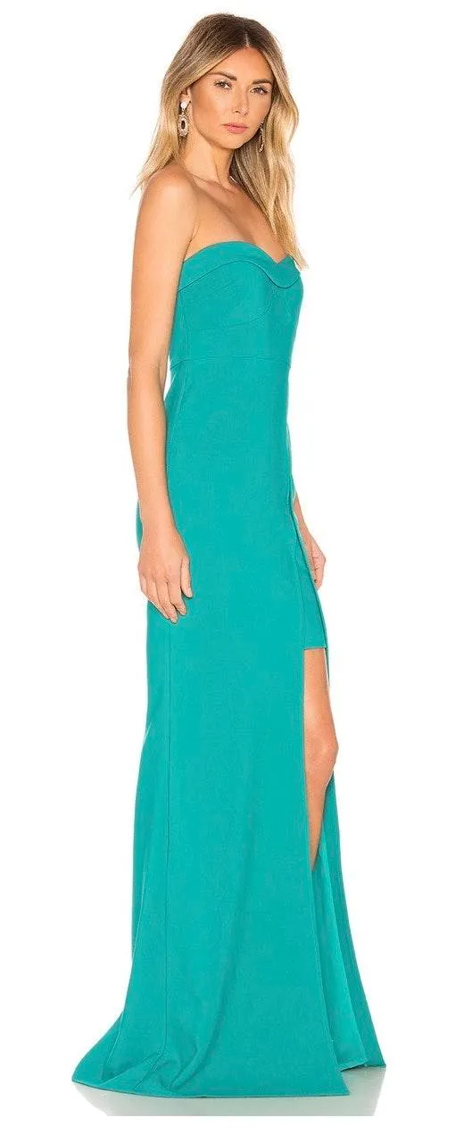 Revolve Likely Teal Evening Gown - Image 2
