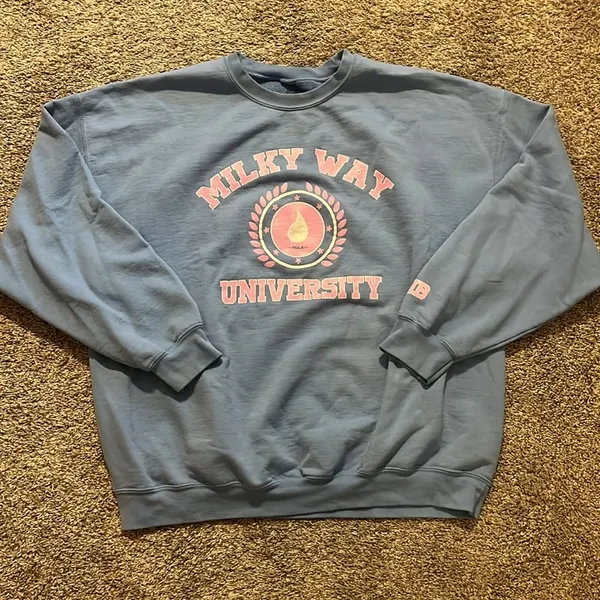 The Little Milk Bar Milky‎ Way University Crewneck Sweatshirt L/XL - Image 7
