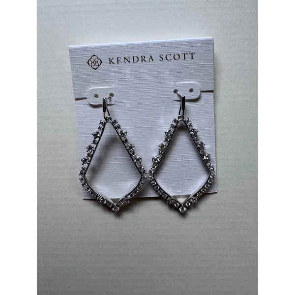 Kendra Scott Sophee Crystal Drop‎ Earrings in Silver WT $90 - Image 3