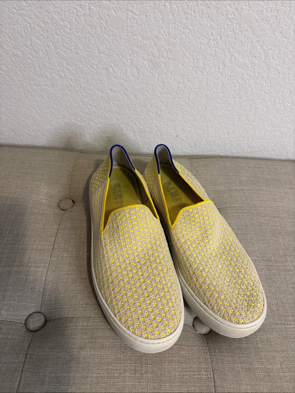 Rothy's Yellow Knit Slip-On sneakers 7 - Image 2