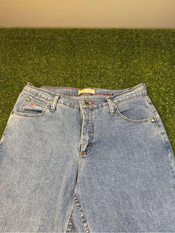 Vintage Wrangler 20X Tulsa Low Rise Slim Fit Mom Jean Light Wash‎ 90's WTS25SL - Image 3