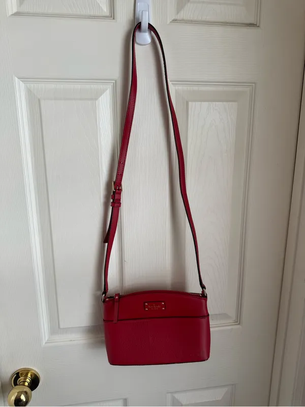 Kate Spade Red Crossbody Purse - Image 4