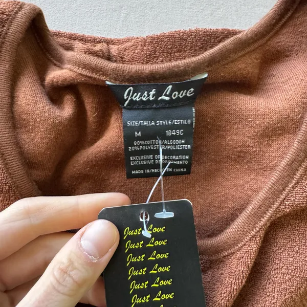 Vintage Just Love Terry Cloth House Dress - Image 3