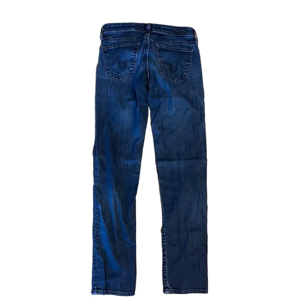 AG Adriano Goldschmied The Stilt Cigarette‎ Leg Blue Jeans Size 26R Made In USA - Image 2