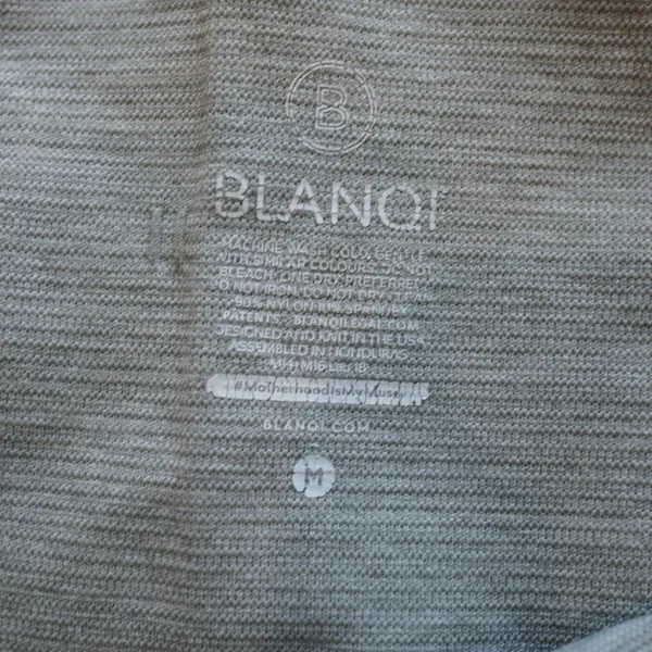 Blanqi Maternity Leggings Women Medium Gray Seamless Support Activewear - Image 9