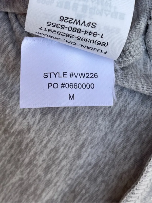 Vuori Halo Essential Hoodie Light Gray Heather Women's Minimalist Outdoor Size M - Image 6