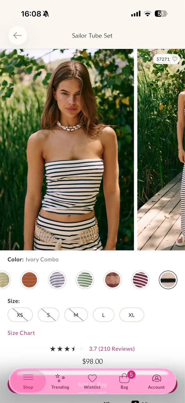 Free people sailor tube set - Image 5