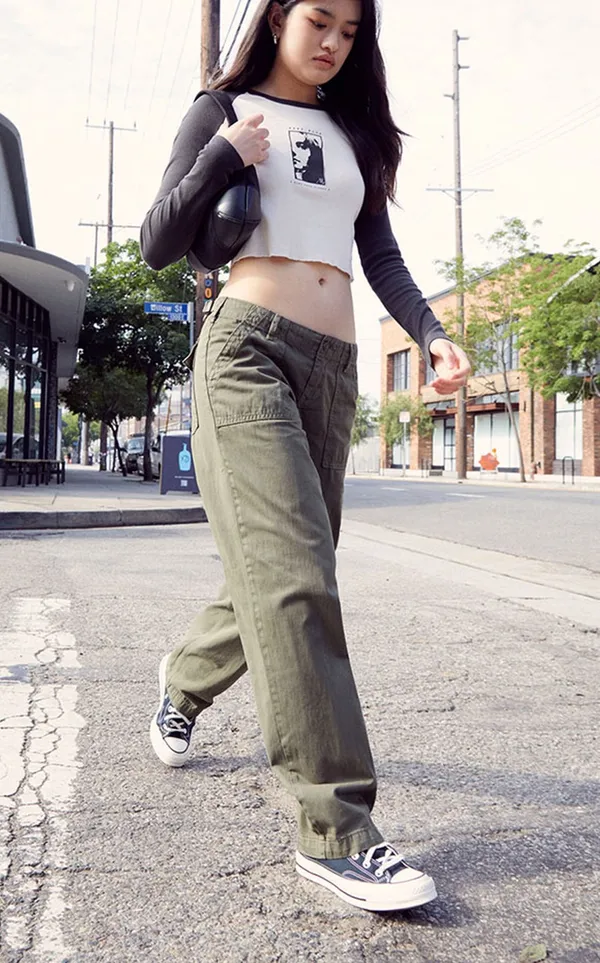 John Galt Green Cargo Pants NWT - Image 4