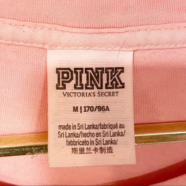 Victorias Secret Pink Medium Crewneck Pocket Short Sleeve Tshirt‎ - Image 3