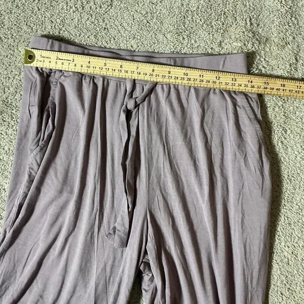 Cozy Earth Women Bamboo Wide Leg Pajama Pants Mauve Purple CEW0087 Small‎ - Image 5