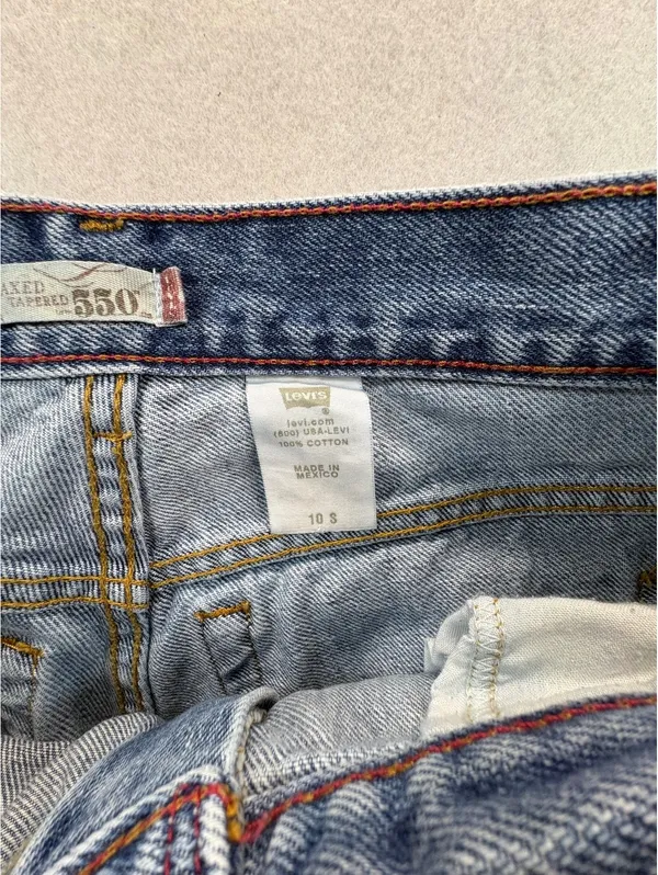 Levi’s 550 Relaxed Tapered Jeans Women’s 10 S Medium Wash High Rise Vintage - Image 7