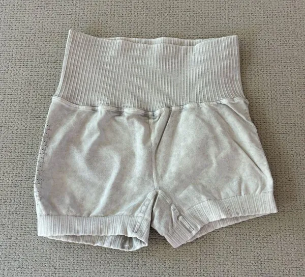 Free People Good Karma Running Short in Ice Grey XS/S - Image 3
