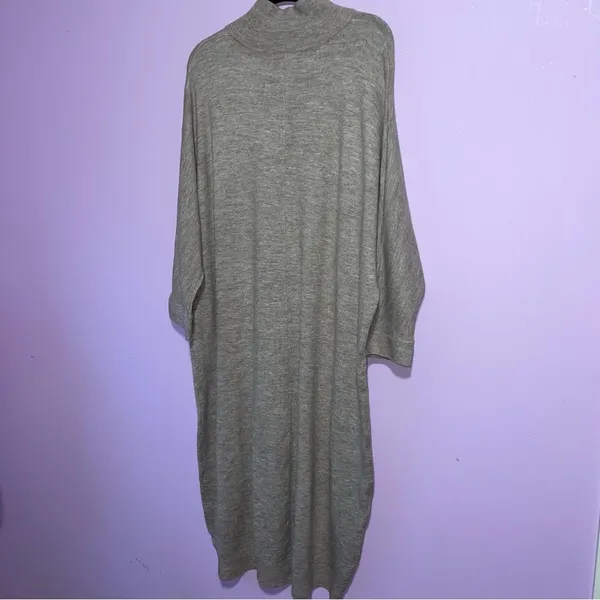 Saturday Sunday Anthropologie Oversized Midi Sweater Dress S Cozy Knit Lounge - Image 8