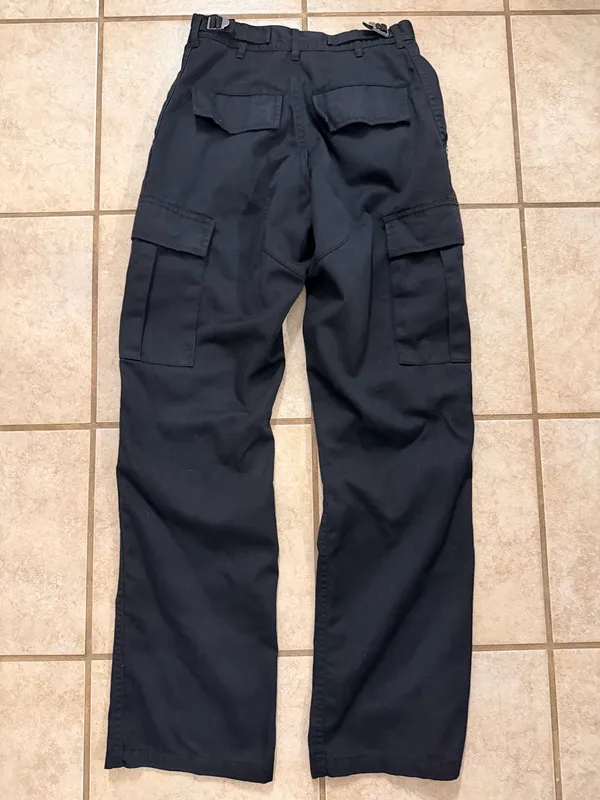 Black Cargo Pants - Image 5