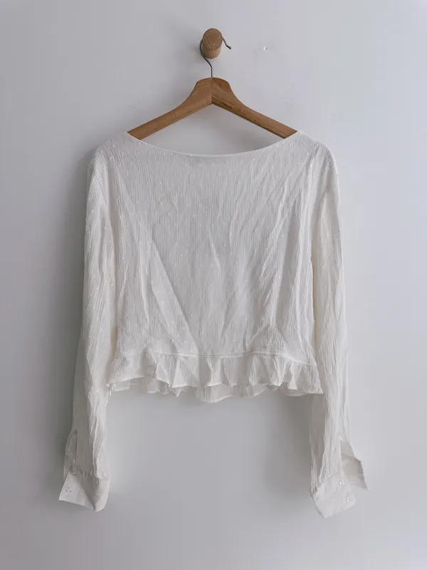 Nasty Gal Cups And Downs Square Neck Crop Top - Image 8