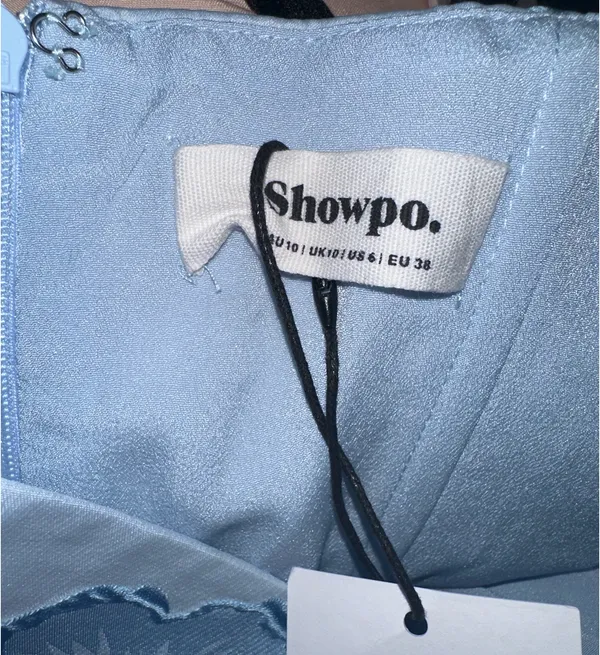 Showpo Kyra Mini Dress Blue Floral - Image 4