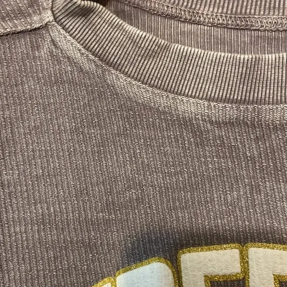 Simply Southern Perfecly Imperfect ribbed sweatshirt. Large. - Image 3
