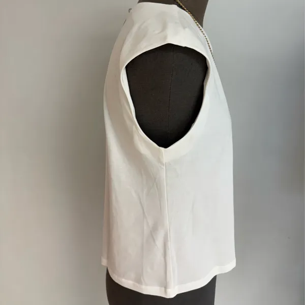 Anthro White Tee Shirt NWOT - Image 9