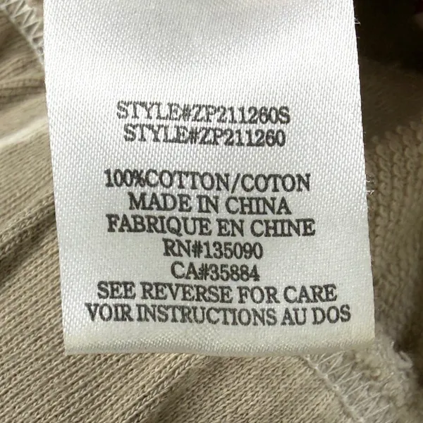 Z Supply Tie Dye Joggers Tan White‎ Elastic Waist Sweatpants ZP211260S Small - Image 8