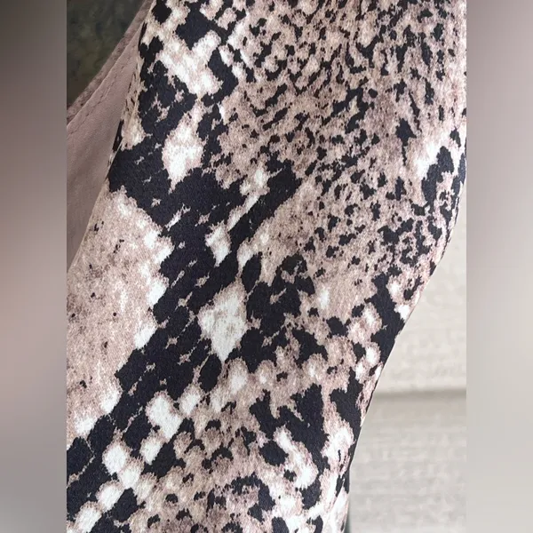 Lulus Jasper Beige Snake Print Surplice Jumpsuit - Image 9