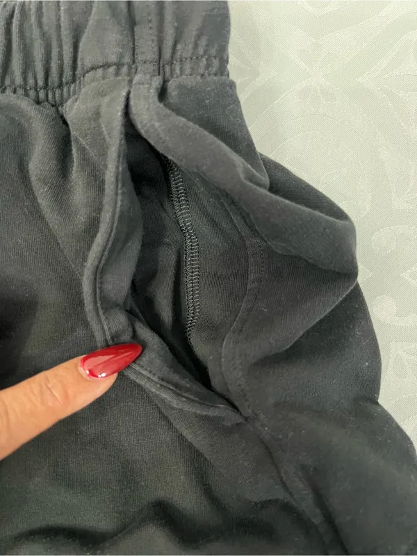 lululemon athletica Black Elastic Waist Athletic Shorts - Image 4