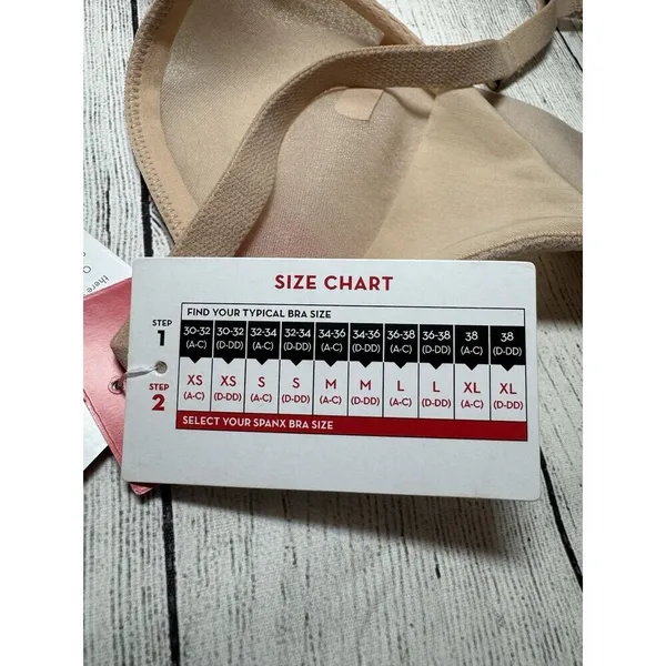 SPANX NEW WITH TAGS Sheerflex Fit To You Bra MEDIUM A-C CHAMPAGNE BEIGE 30071R - Image 7