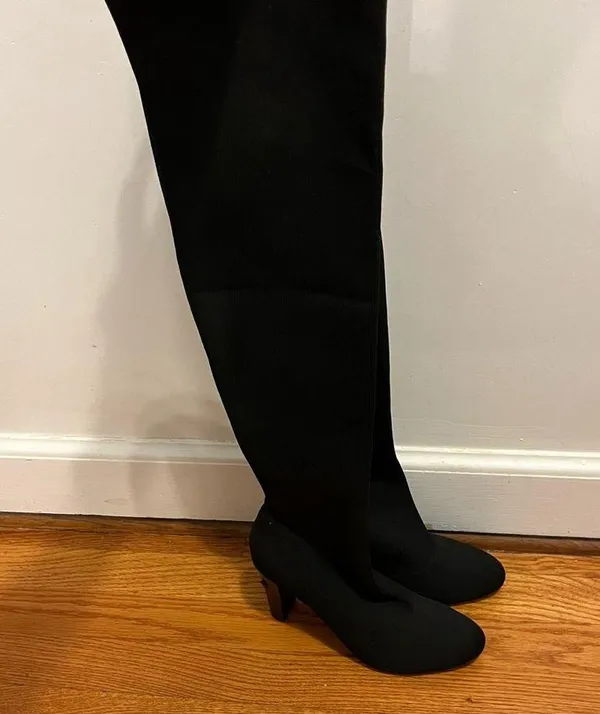 Charles by Charles David Stretch Heeled Boots Elastic Size 8 - Image 3