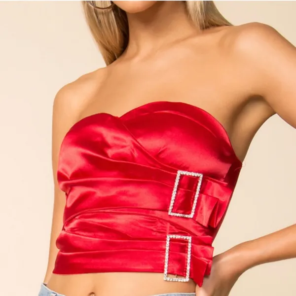NWT Superdown revolve trixie strapless bustier top 💎 - Image 2