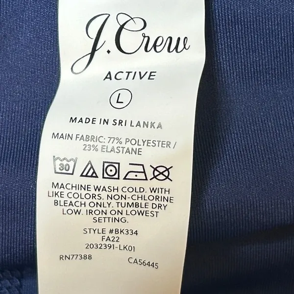 J.Crew Active Skort Navy Blue Athletic‎ Tennis Golf Skirt Large - Image 6