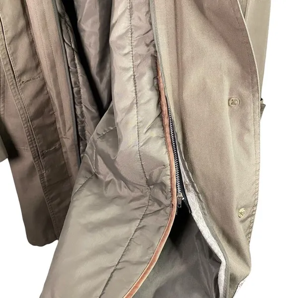 London Fog Women's Trench Coat Rain Jacket removable 3M‎ Thinsulate liner Sz 10P - Image 13