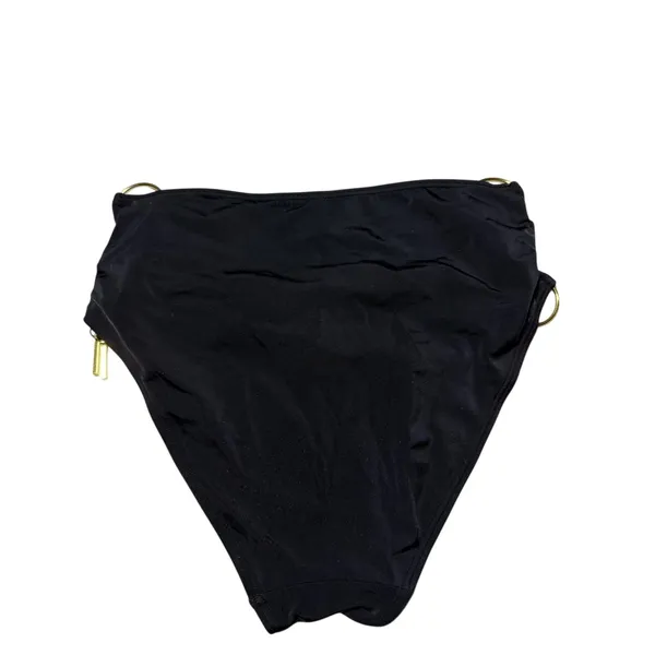 Victorias Secret High-Waist Bikini Gold Ring Sides L EUC - Image 6