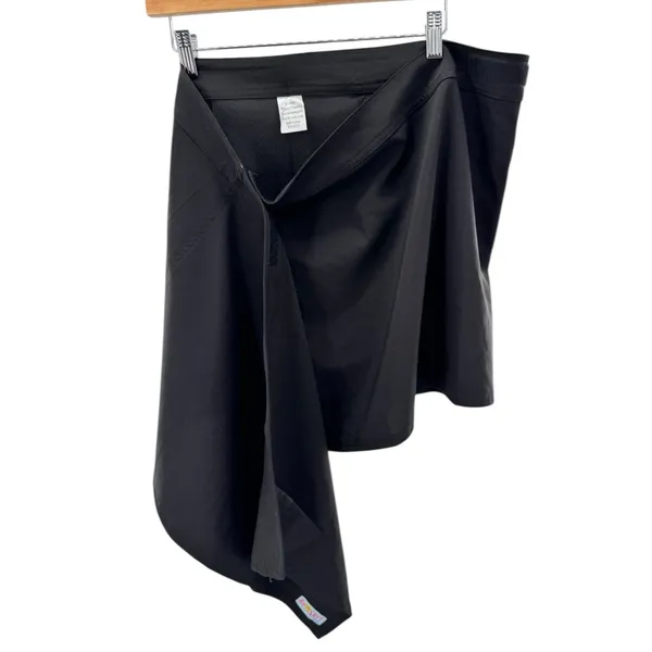 RipSkirt Hawaii‎ Wrap Skirt XL Black A-Line Cover Up Quick Dry Travel Beachwear - Image 5