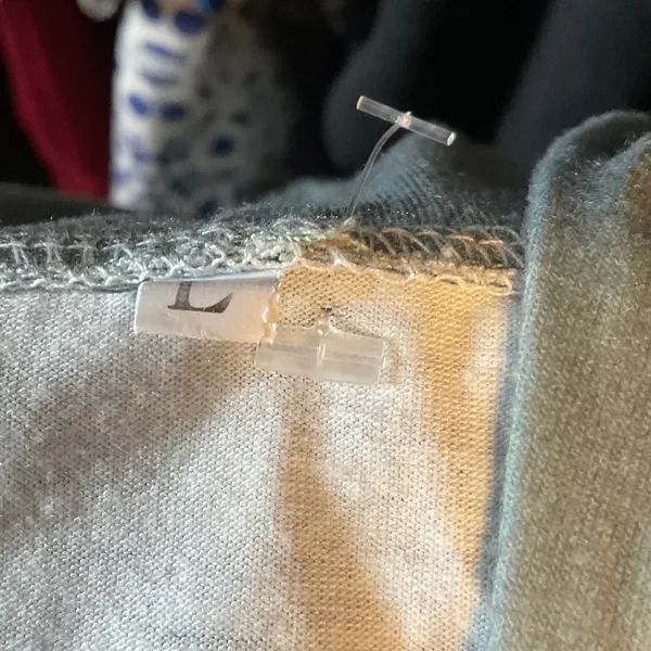 Gray Lace-Up Hoodie Sweatshirt - Image 5