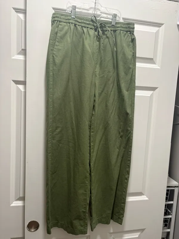 Linen Wide-Leg J.Crew Pants - Image 2