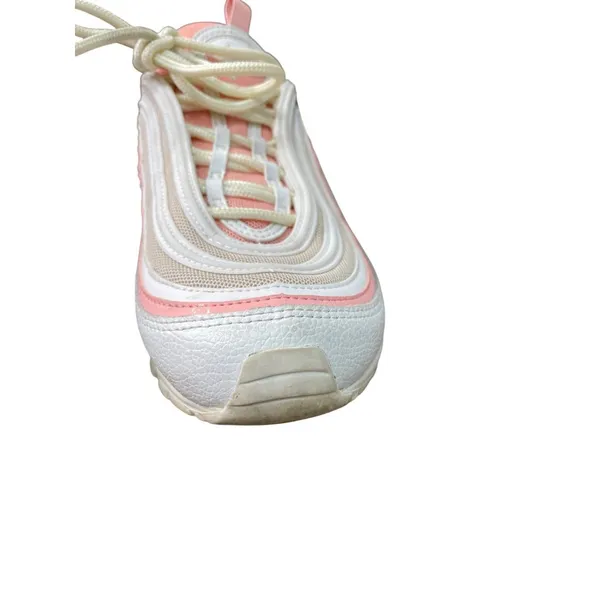 Nike Air Max 97 Womens Summit White coral low top sneakers size 8.5 SKU 8975 - Image 13