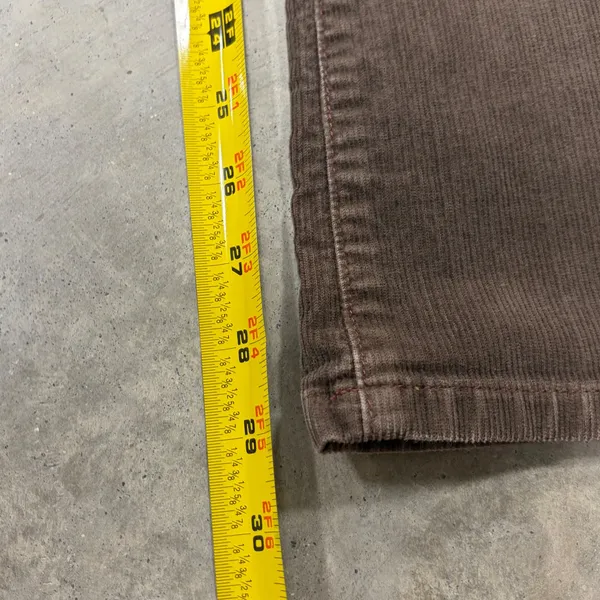 Polo Jeans Co Ralph Lauren Brown Corduroy Pants Womens 10x32 Straight Leg - Image 4