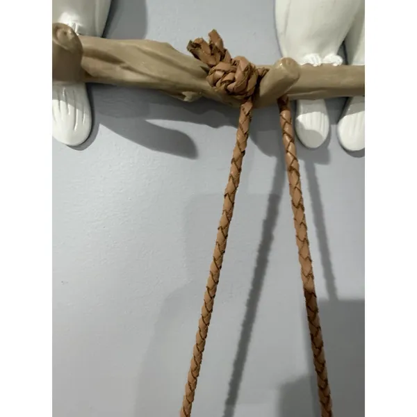 ibBan Anthropologie Beaded Boho Hobo Tote Shoulder Fringe Western Bag P - Image 4