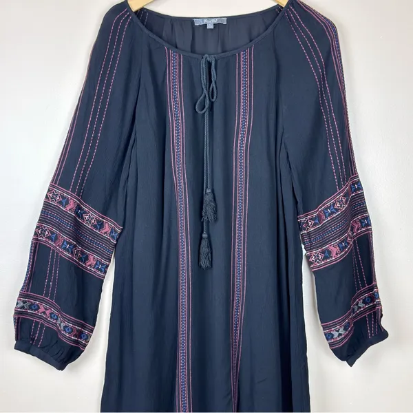 Miss Me Embroidered Tunic Dress Size L – Embroidered Tunic Style Dress - Image 2
