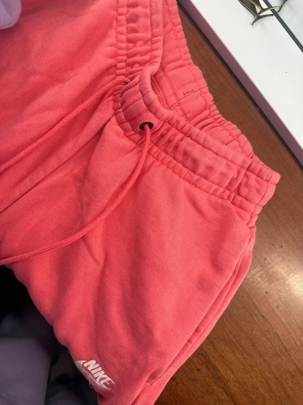 Pink Nike Cuffed Joggers - Image 3