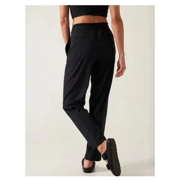 Athleta Brooklyn Heights High Rise Pant Sz 4 #882642 Athleisure Work - Image 3