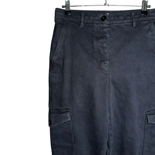 Wilfred Free Black Retro Cargo Pant‎ Women Size 8 | Baggy Barrel Utility Grunge - Image 3