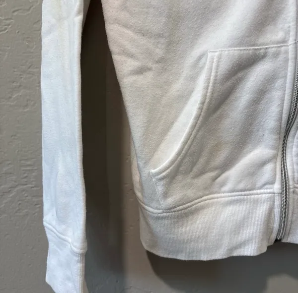 Disney Disneyland 2019 White Zip Up Hoodie - Image 7