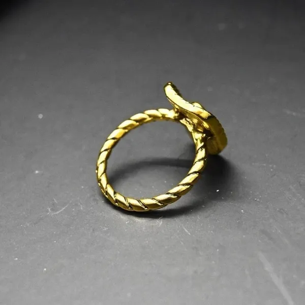 Gold Cowboy Hat Ring - Image 5
