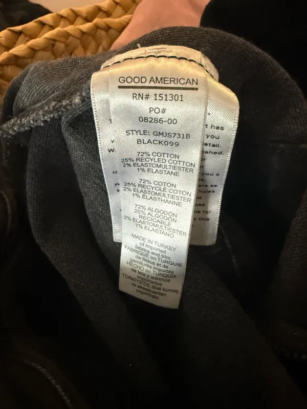 Good American Fit For Success Coveralls Jumpsuit Charcoal Black Denim Size 2 - Image 8