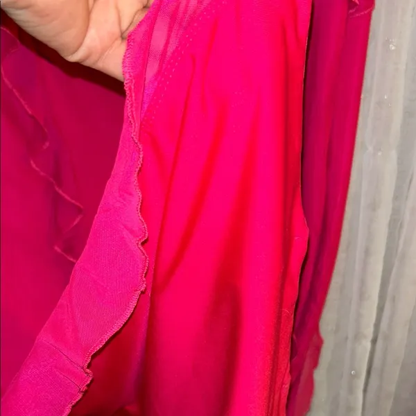 NWT Oh Polly Size 12 Elegant Red Ruffle Dress - Image 10