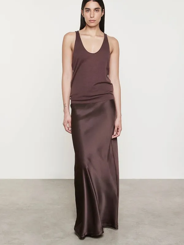 New Enza Costa Silk Full Length Skirt - Image 8