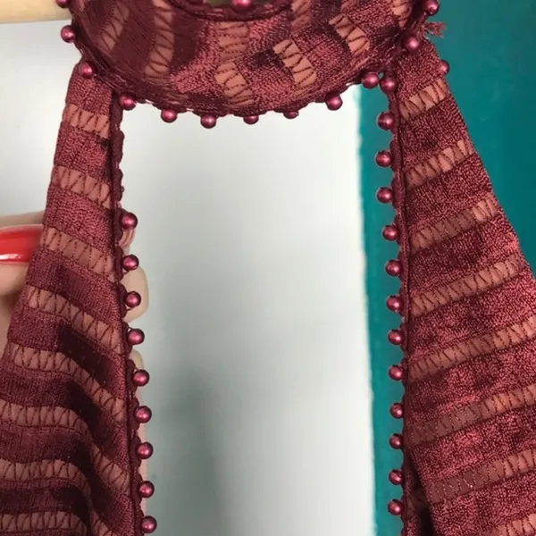 NBD NWT Ozzie burgundy halter mine dress - Image 5